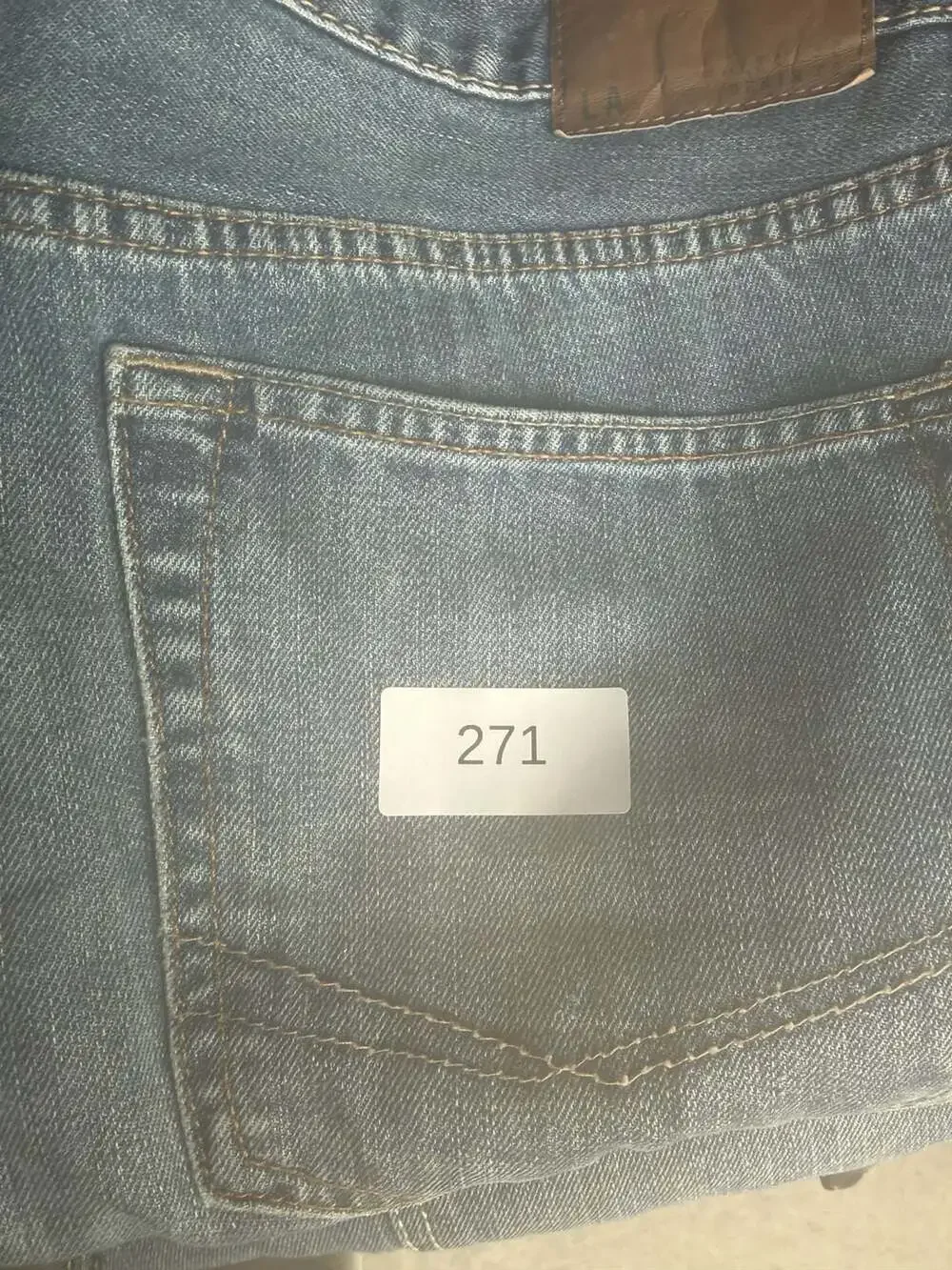 Vintage Y2K Grunge Style Bullhead Dark Wash Bootcut Jeans